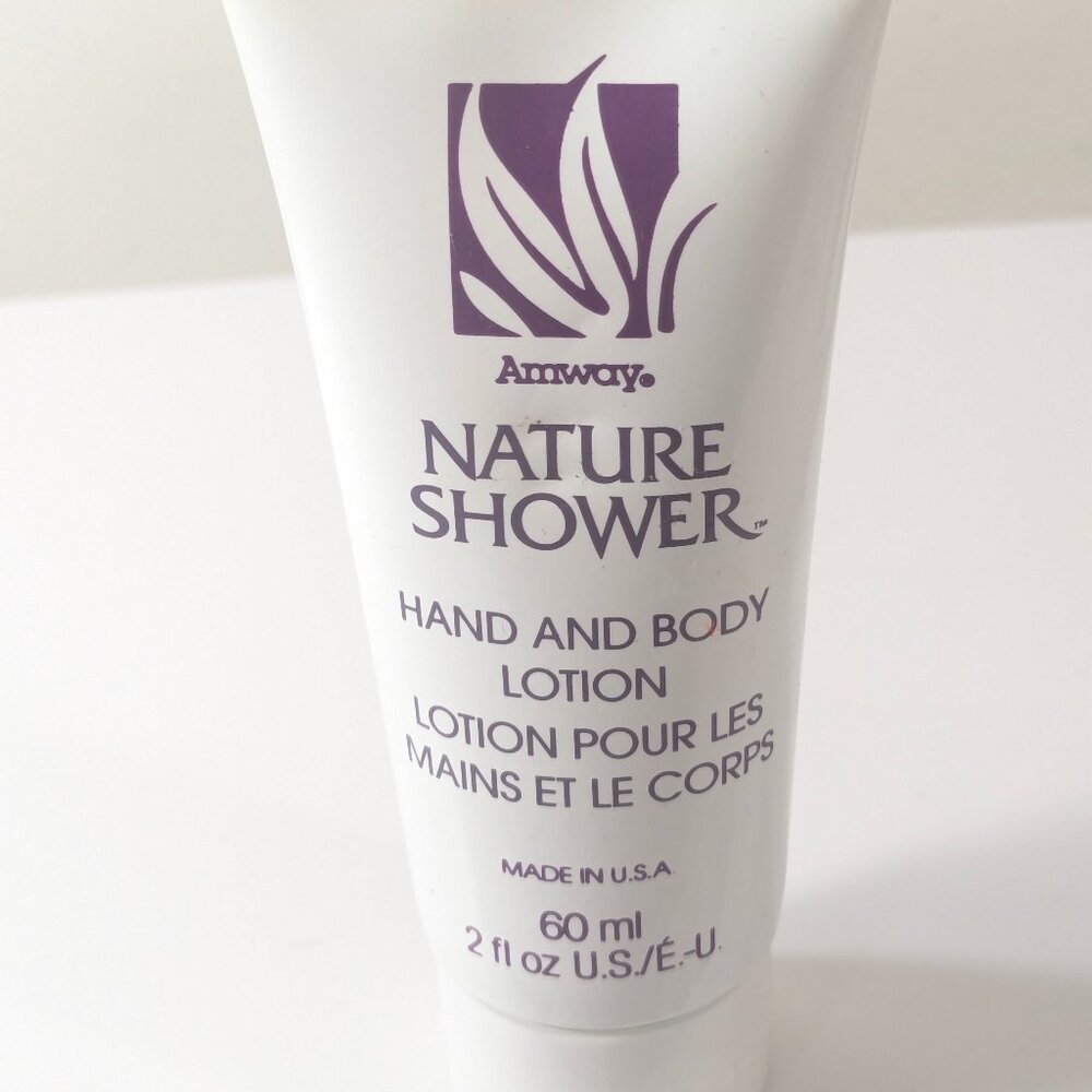 Amway Nature Shower Hand and‎ Body Lotion 2fl oz travel size mini partially used